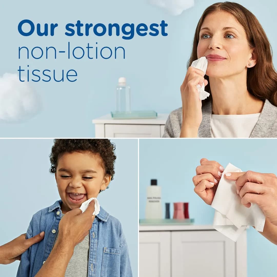 Puffs Ultra Soft Facial Tissues 48 Count | Gentle on Sensitive Skin, Dermatologist Tested - view 9