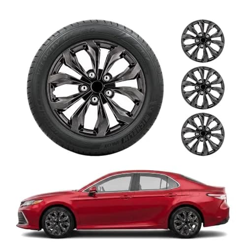 Pilot 17 Inch Hubcaps Set of 4 | Durable Steel Wheel Covers for Most Vehicles thumbnail 1