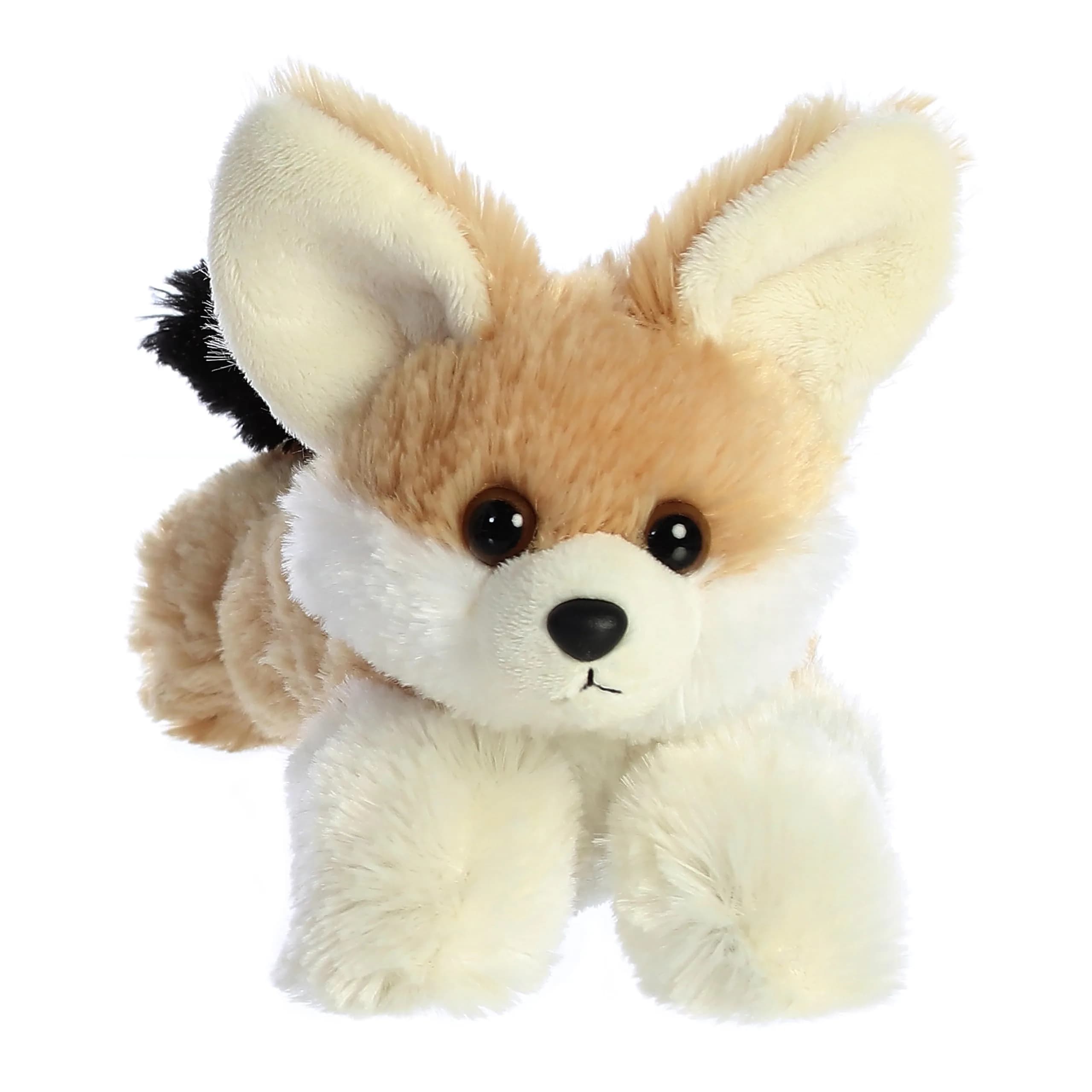 Aurora Mini Flopsie Frisky Fennec Fox Stuffed Animal, 21.6cm (8.5 Inches) | Soft, Cuddly Brown Fox Plush Toy for All Ages - view 2