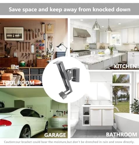 EMAQUIN Wall Mounts Brackets Pair Set for SONOS ONE/PLAY 1 | Swivel & Tilt, Black thumbnail 7