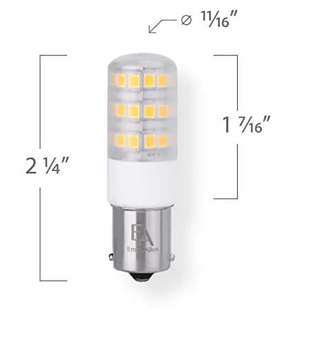 EA EmeryAllen BA15S LED Bulb 4.0W (50W Eq), 3000K, 12V | Energy Efficient Bayonet Light thumbnail 5