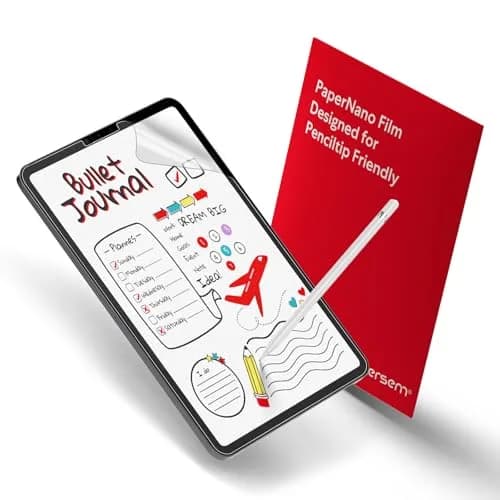 bersem 2 Pack Paperfeel Screen Protector for iPad Air 5/4th & Pro 11 Inch | Realistic Paper Touch for Drawing & Writing — iPad Pro 12.9 inch (6th/5th/4th/3rd)