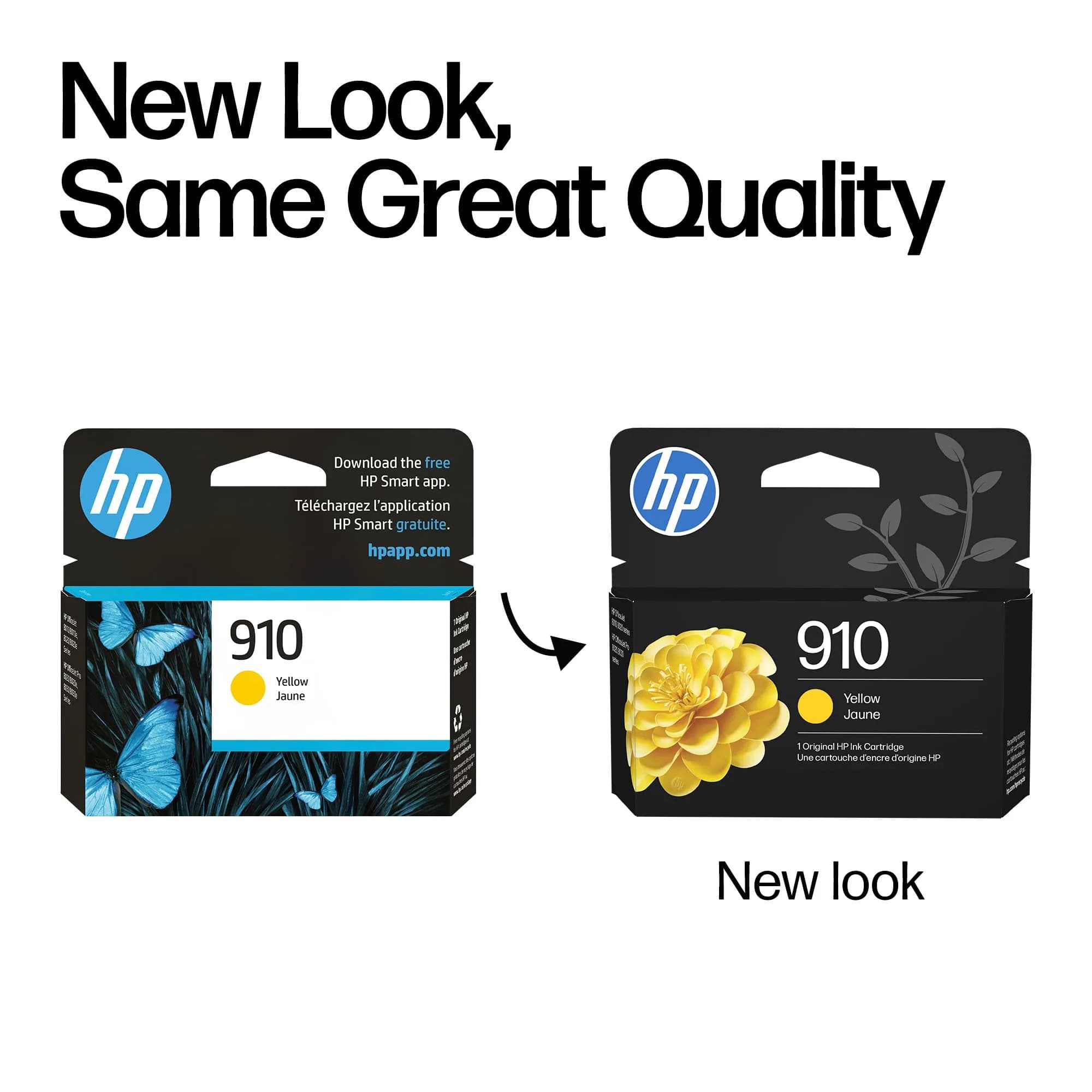 HP 910 Yellow Ink Cartridge | 315 Pages | Fade-Resistant Documents | 1 Pack - view 4