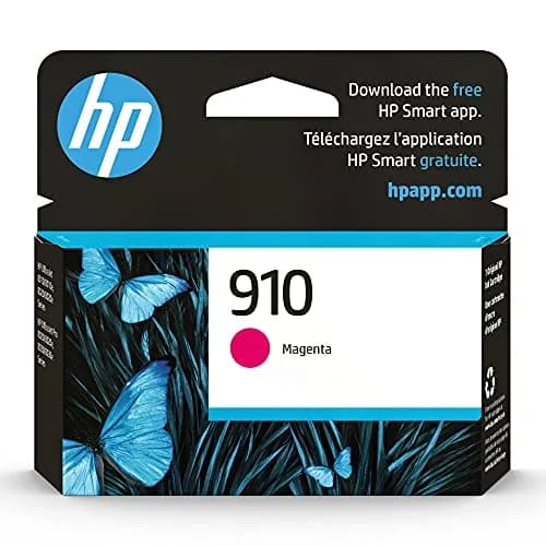 HP 910 Magenta Ink Cartridge | 315 Pages | Fade-Resistant Documents - main product image