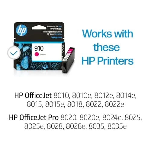 HP 910 Magenta Ink Cartridge | 315 Pages Yield | Eligible for Instant Ink thumbnail 2