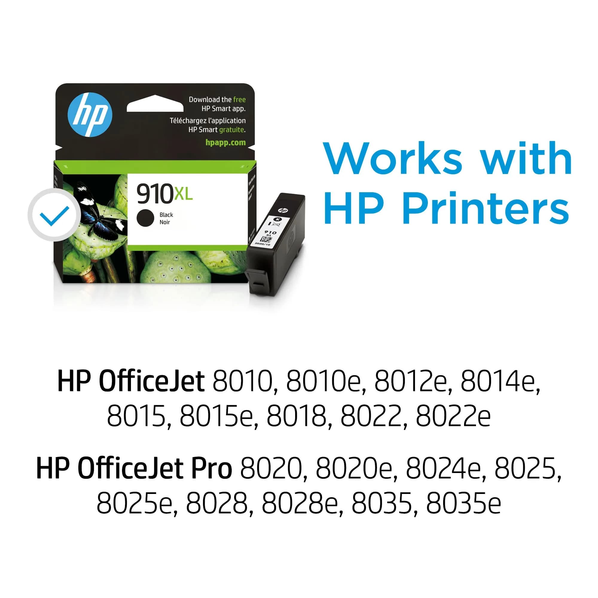 HP 910XL Black XL Ink Cartridge (1 Pack) | Fade-Resistant Prints for Your HP Printer - view 2