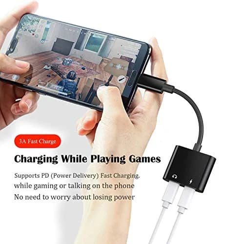LecLooc USB C Splitter for iPhone 15 | Dual Audio & Fast Charge 60W | Compatible with iPad Pro, Galaxy S22 Ultra, Pixel 7 | 24-bit/96kHz thumbnail 4