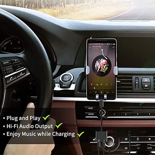 LecLooc USB C Splitter for iPhone 15 | Dual Audio & Fast Charge 60W | Compatible with iPad Pro, Galaxy S22 Ultra, Pixel 7 | 24-bit/96kHz thumbnail 7