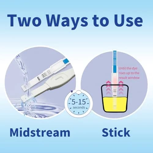 DAVID Home Pregnancy Test Kit, 6 Tests (3 Pens + 3 Crystal Sticks) | Early Detection & High Sensitivity thumbnail 6