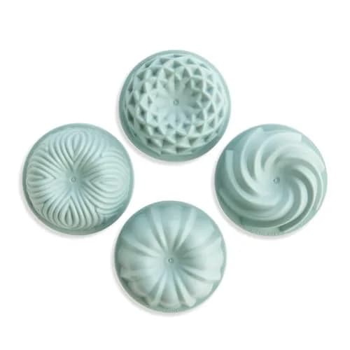 Nordic Ware Micro Mini Bundt Set, Four 1-Cup Servings, Sea Glass | Microwave & Dishwasher Safe thumbnail 2