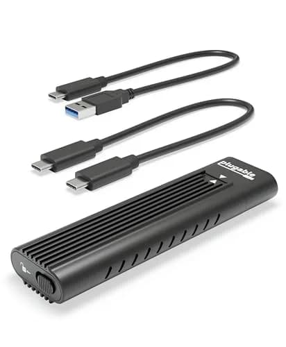 Plugable M.2 NVMe SSD Enclosure | Tool-Free, High-Speed USB-C & Thunderbolt 4 Support (70-120c) thumbnail 1