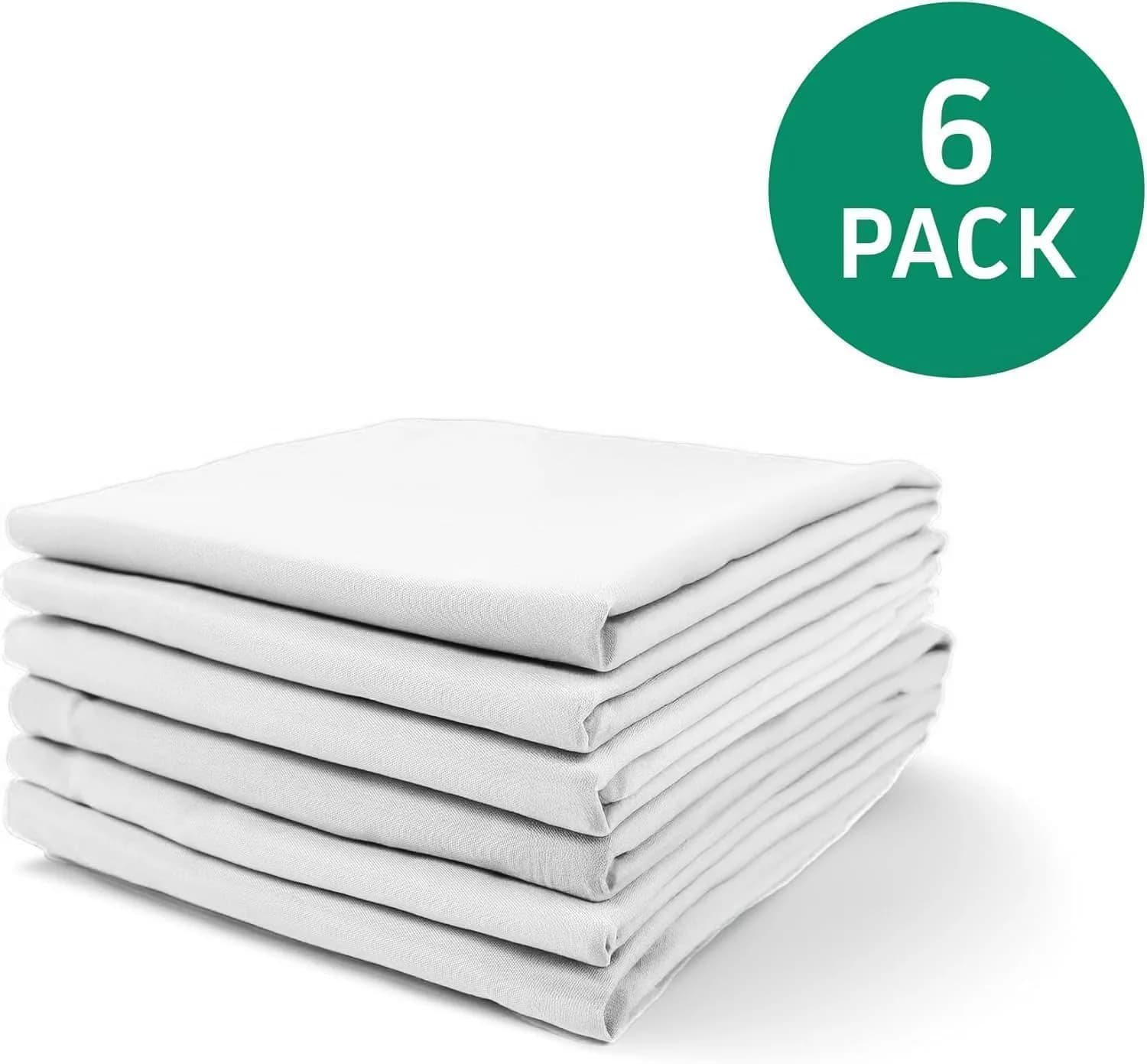 Rollee Pollee White Microfiber Cot Sheets - 23" x 42" - Soft & Durable Fitted Sheet for Daycare Cots - view 2