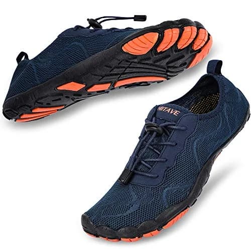 HIITAVE Men Water Shoes Barefoot Aqua Socks 8 US | Quick Dry & Ultra-Grip for Water Activities thumbnail 1