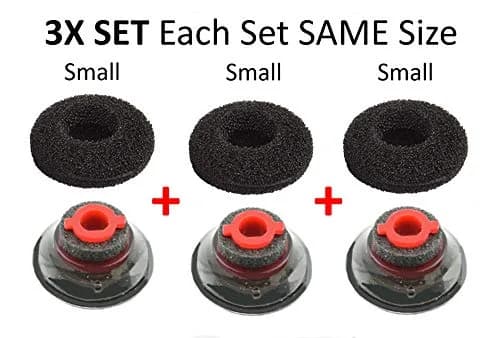 WirelessFinest 3X Comfort Eartips Small for Plantronics Voyager 5200 5220 5210 Headsets | All-Day Comfort Replacement thumbnail 8