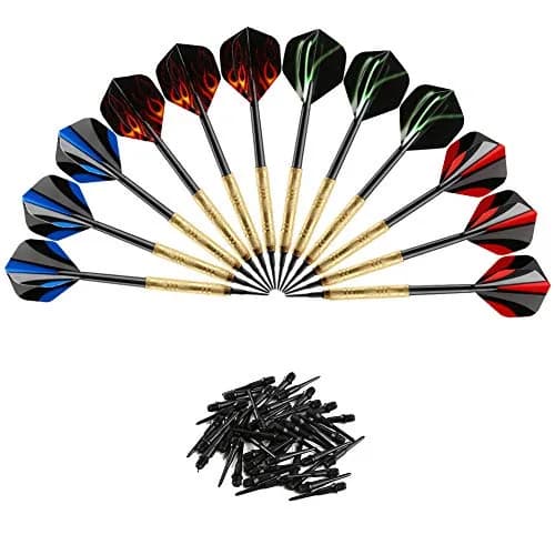 Accmor Soft Tip Darts Set 14g | Ideal for Electronic & Plastic Dartboards, 12 Pcs with 36 Extra Tips, Suitable for All Skill Levels thumbnail 1