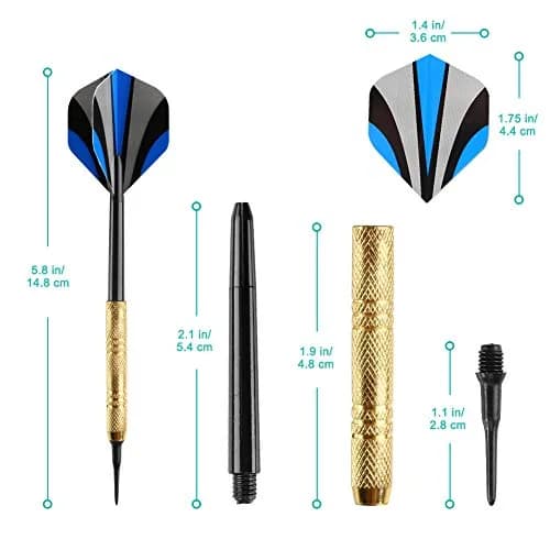 Accmor Soft Tip Darts Set 14g | Ideal for Electronic & Plastic Dartboards, 12 Pcs with 36 Extra Tips, Suitable for All Skill Levels thumbnail 7