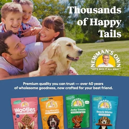 Newman's Own Snack Sticks - Dog Treats with US Farm-Raised Chicken 1 Count (Pack of 8) | Healthy Training & Reward thumbnail 6