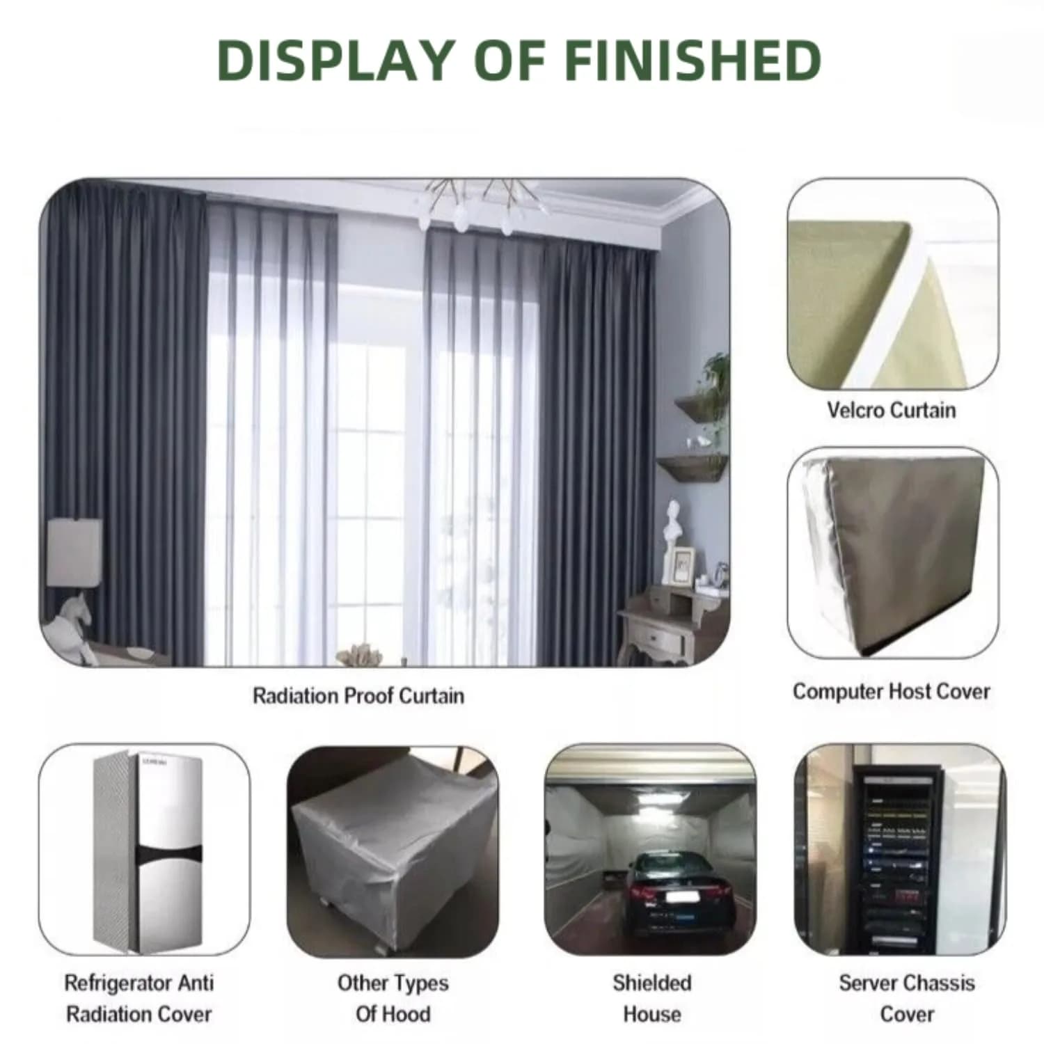 Amradield Copper Nickel Faraday Fabric 100 gsm (1.08 sq m / 11.6 sq ft) | Reduces WiFi, 5G, Bluetooth, GPS Signals - view 4