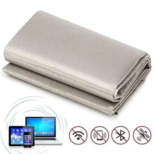 Amradield Faraday Copper Fabric EMI RFID Shielding 200cm x 108cm (78"x43") | Blocks WiFi, RF, Microwave Signals thumbnail 5