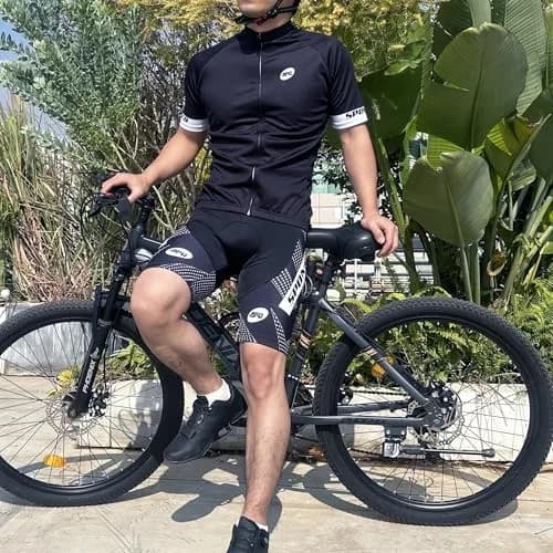 sponeed Cycling Shorts XL Black White | Breathable Padded Men’s Bike Bottoms thumbnail 2