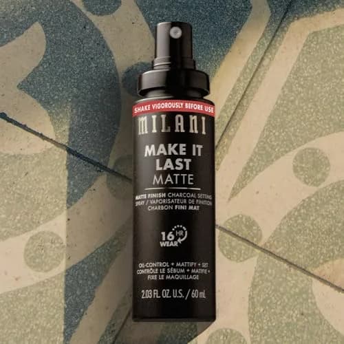 Milani Make It Last Charcoal Matte Setting Spray 60ml (2 Fl Oz) | Oil Absorbing, Pore Minimizing, Up to 16Hr Wear thumbnail 7