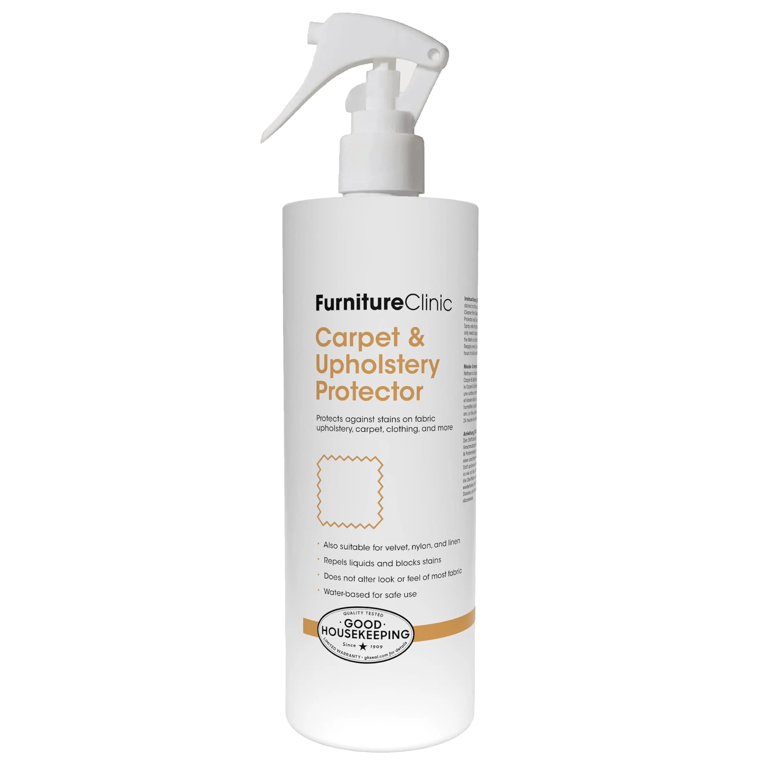 Furniture Clinic Fabric Protector Spray 17 Fl Oz | Liquid Stain Guard for All Fabrics — Protector