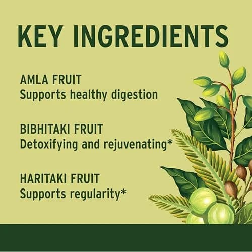 Banyan Botanicals Triphala Tablets 180 Count | Gentle Detox & Digestive Support in India thumbnail 5