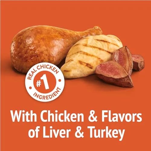 Friskies Party Mix Original Crunch Cat Treats, 850g (30 Ounce) | Real Chicken, Liver & Turkey Flavors thumbnail 2