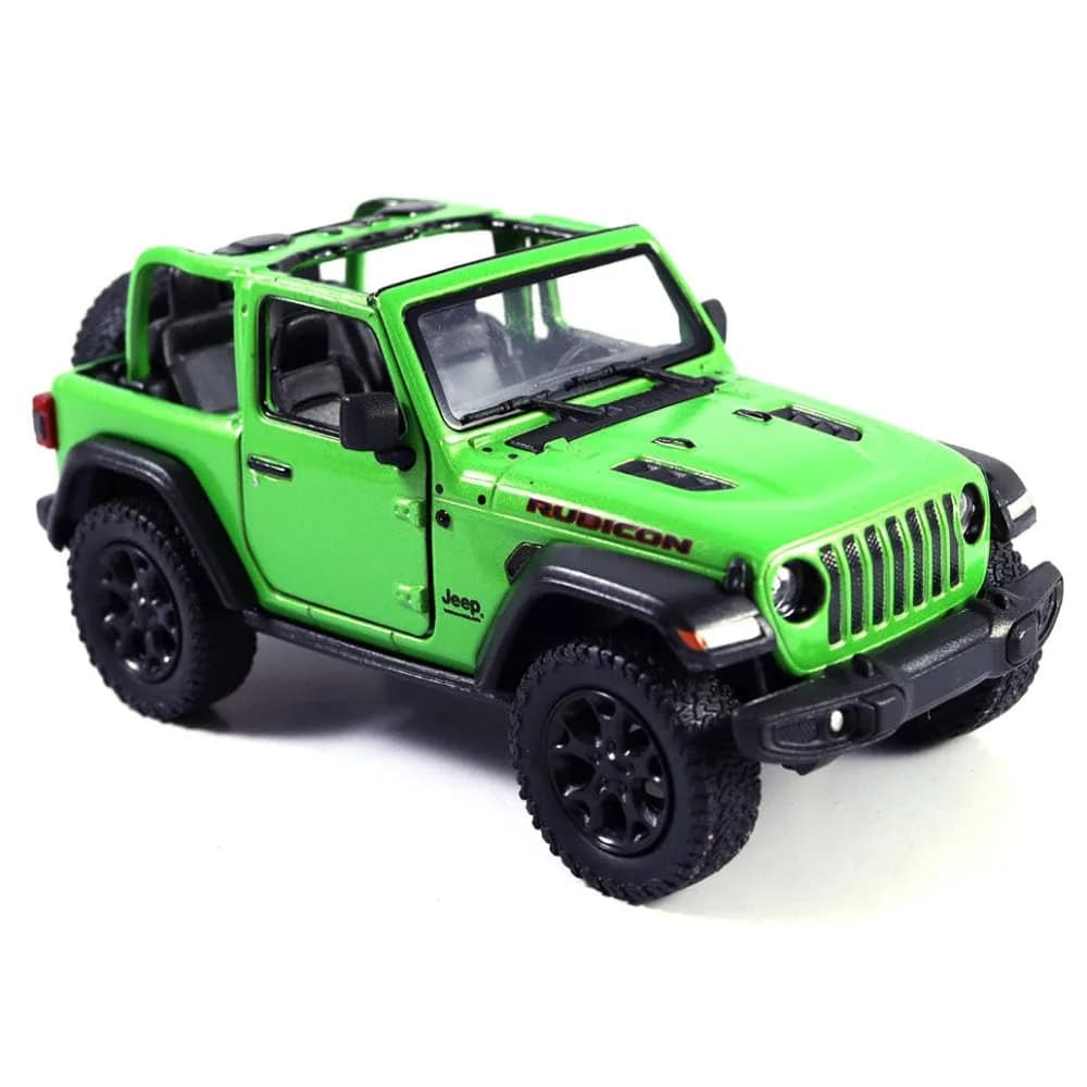 KiNSMART Jeep Wrangler Rubicon Off-Road 4x4 Die-Cast Model 13.97 cm (5 inch) Set of 4 | Authentic USA Import - view 2