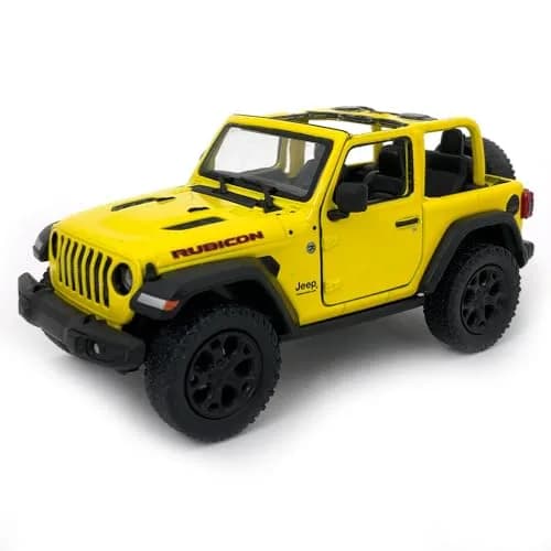 KiNSMART Jeep Wrangler Rubicon Off-Road 4x4 Die-Cast Model 13.97 cm (5 inch) Set of 4 | Authentic USA Import thumbnail 3
