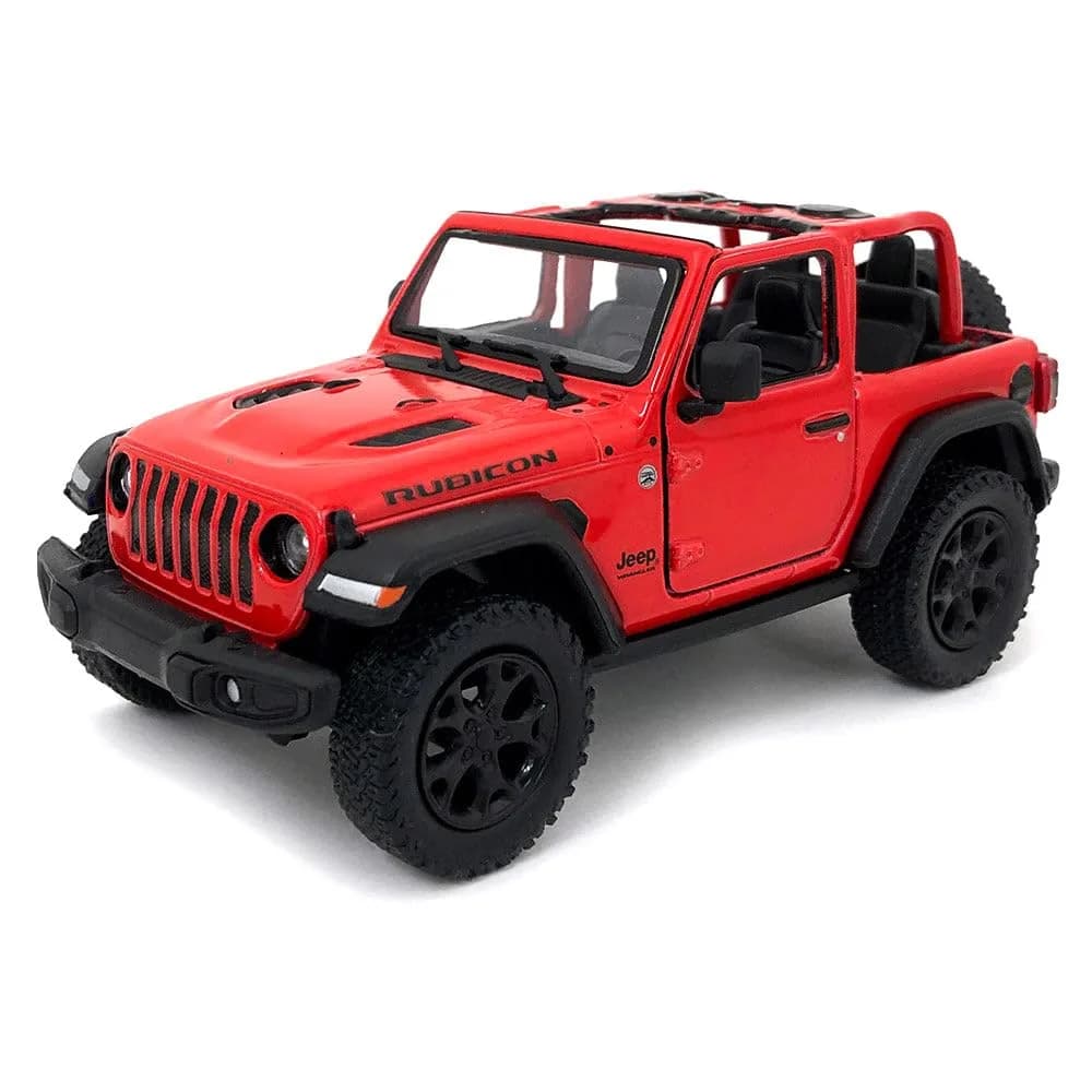 KiNSMART Jeep Wrangler Rubicon Off-Road 4x4 Die-Cast Model 13.97 cm (5 inch) Set of 4 | Authentic USA Import - view 4