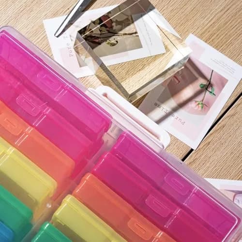 novelinks Photo Storage Box with 16 Inner Cases | Holds 1600 Photos & Crafts | 37.6 x 30.5 x 13 cm (14.8" x 12" x 5.1") thumbnail 6