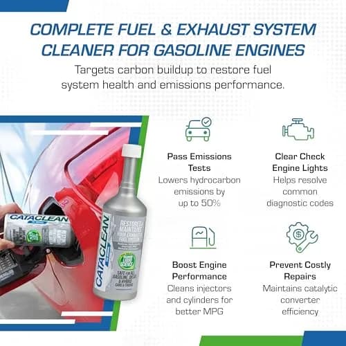 Cataclean Fuel & Exhaust System Cleaner 2 x 16 Fl Oz (32 Fl Oz Total) | Cleans Catalytic Converters & Injectors thumbnail 2
