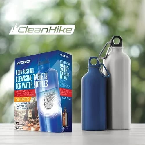 CleanHike Water Bottle Cleaning Tablets 30 Ct | No Scrub Effervescent Formula for Tumblers & Sport Bottles thumbnail 8