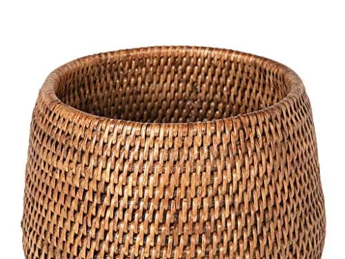 Kouboo La Jolla Coco Rattan Bowl Small Planter | Handcrafted Indoor Decor (70-120 chars) thumbnail 6