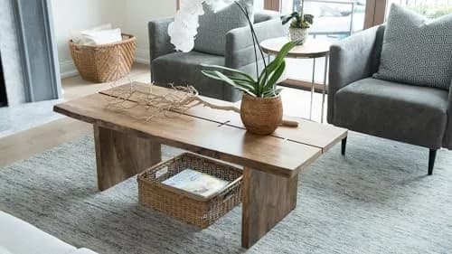Kouboo La Jolla Coco Rattan Bowl Small Planter | Handcrafted Indoor Decor (70-120 chars) thumbnail 2