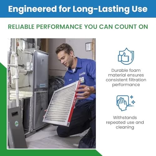 Filter Everything Mobile Home Foam Filter – Compatible with Coleman 7660-3401, 7660-340 & Nordyne 669073, 669073R – 19” x 35” x 1/4” | Reliable HVAC Filtration thumbnail 3