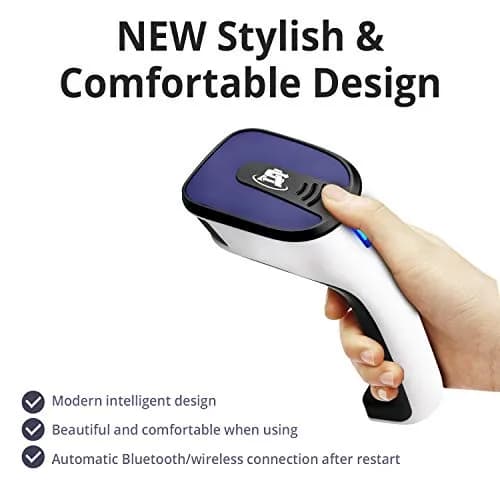 ScanAvenger Bluetooth Barcode Scanner | 1D & 2D QR Code Reader with Stand, 493ft Wireless Range, USB & 2.27 kg (5 lb) Battery thumbnail 7