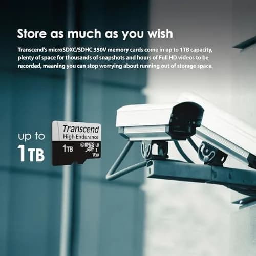 Transcend 128GB High Endurance microSD Card, 100MB/s, U3, C10, V30 | Reliable for Dashcams & Surveillance thumbnail 4