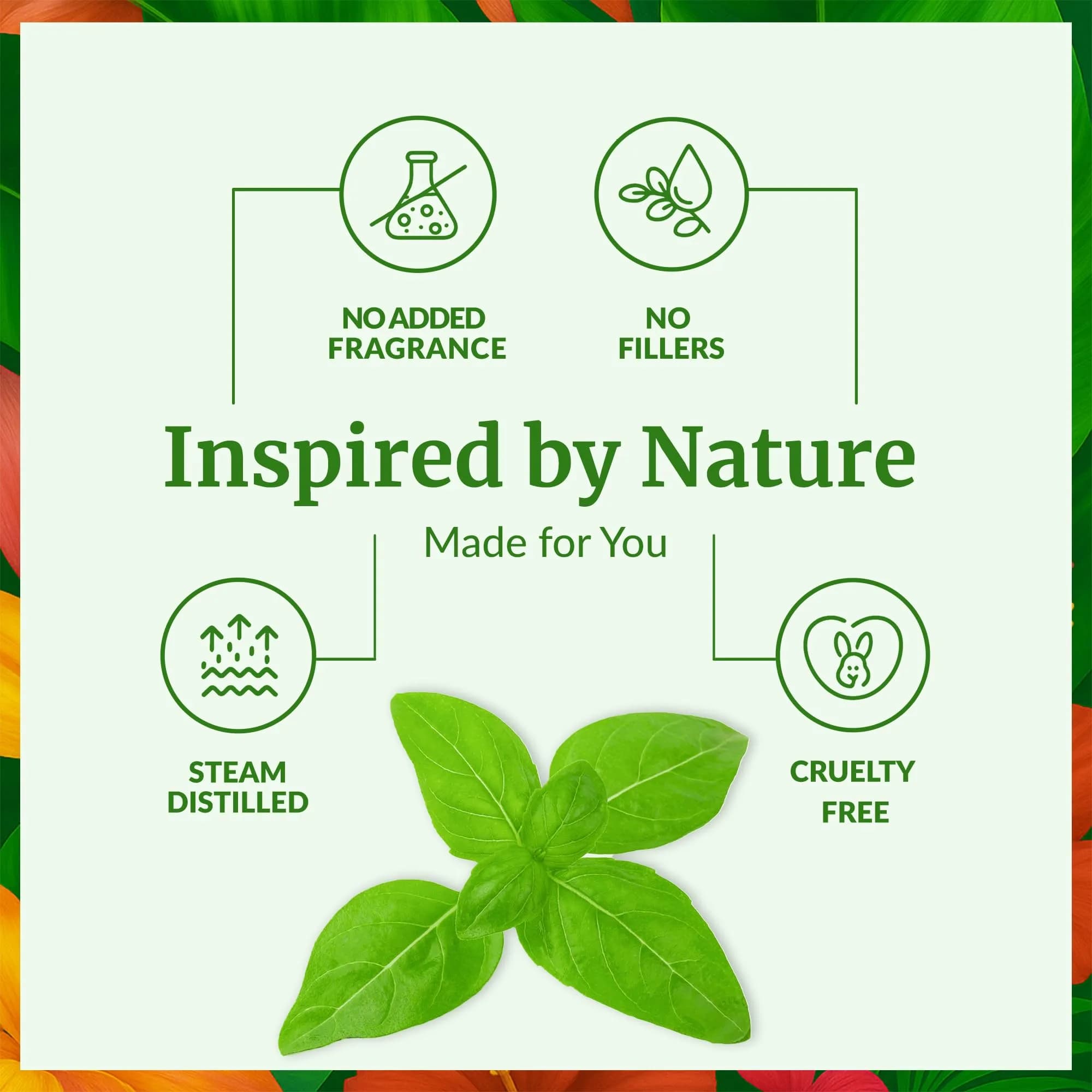 SVA ORGANICS Sweet Basil Essential Oil 4 Fl Oz (118 mL) - Pure & Natural Aroma Oil - view 3