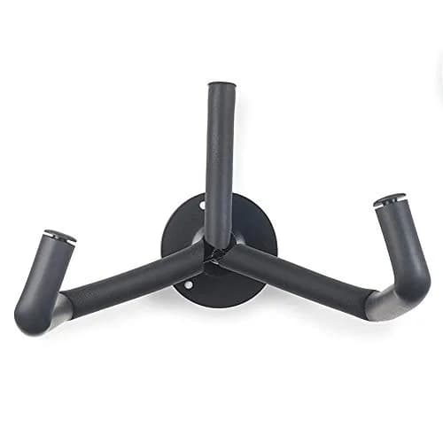 Jashem Horizontal Guitar Wall Mount Holder for Acoustic, Electric, Bass Guitars, Ukulele, Banjo, Mandolin | Heavy Duty Metal, 50 lbs Capacity thumbnail 3