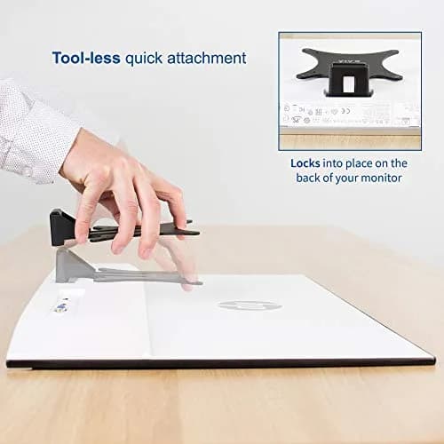 VIVO Steel Quick Attach VESA Adapter Plate Bracket for HP Monitors 75x75mm & 100x100mm | Mount-HP27ER thumbnail 5