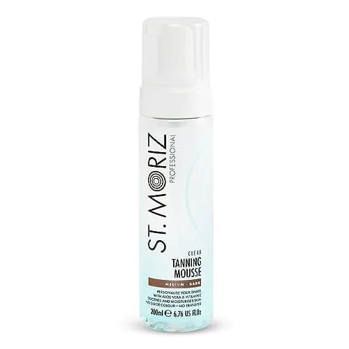 St. Moriz Professional Clear Tanning Mousse Medium to Dark 200ml (6.76 Fl Oz) | Vegan Fake Tan with Aloe Vera & Vitamin E thumbnail 1