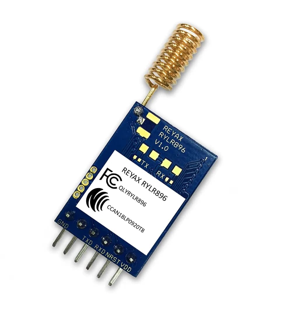 REYAX RYLR896 LoRa Module SX1276 UART 868/915MHz Antenna 15km Range (1 Unit) - main product image