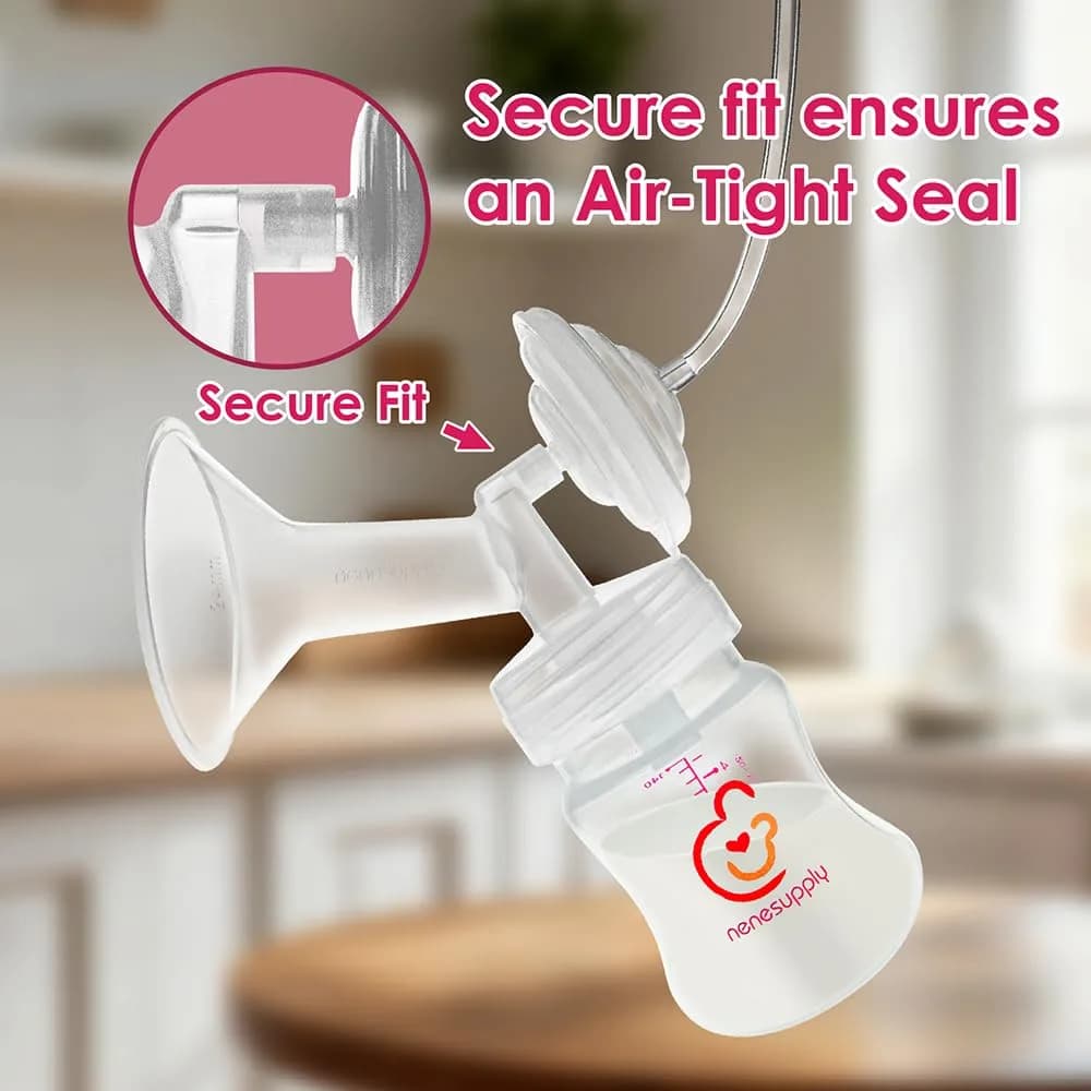 Nenesupply 21mm Flanges & Duckbill Valves for Spectra Breastpump | 2 Count (Pack of 1) thumbnail 6