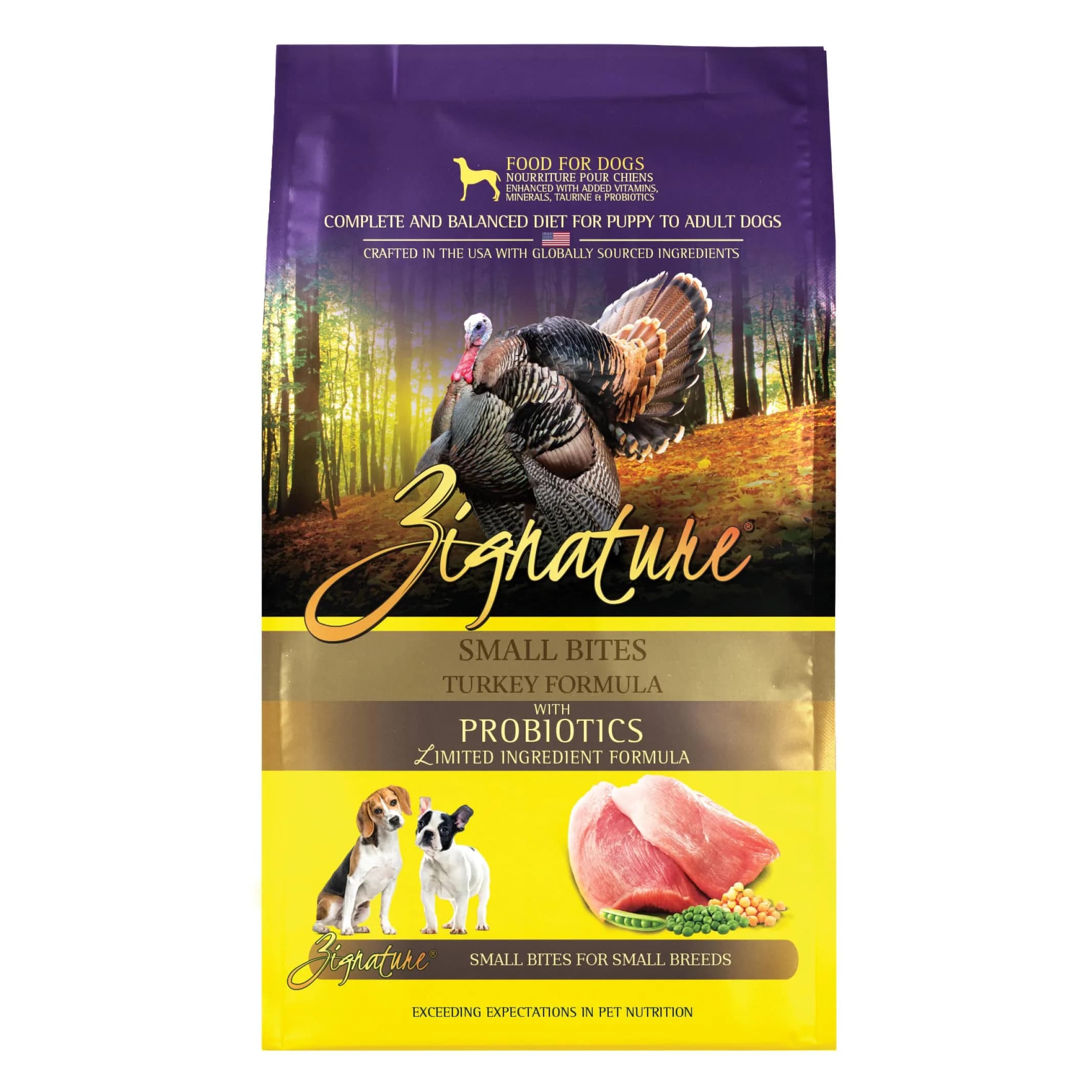 Zignature Turkey Limited Ingredient Formula Small Bites Dry Dog Food 4lb | Limited-ingredient, Turkey, Small Breed