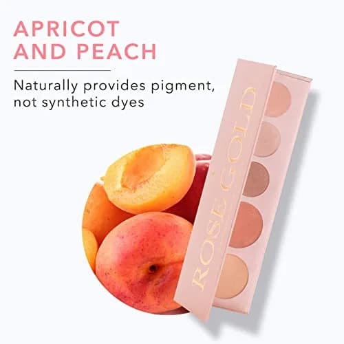 100% PURE Rose Gold Makeup Palette All in One Compact 3, Rose Gold | Natural Fruit Pigmented Multi-Use Face & Eye Makeup thumbnail 5