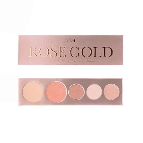 100% PURE Rose Gold Makeup Palette All in One Compact 3, Rose Gold | Natural Fruit Pigmented Multi-Use Face & Eye Makeup thumbnail 1