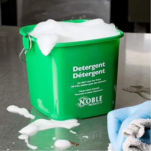 Noble Products Square Pail Set of 2 | 3 Quart Plastic Buckets for Cleaning & Sanitizing thumbnail 6