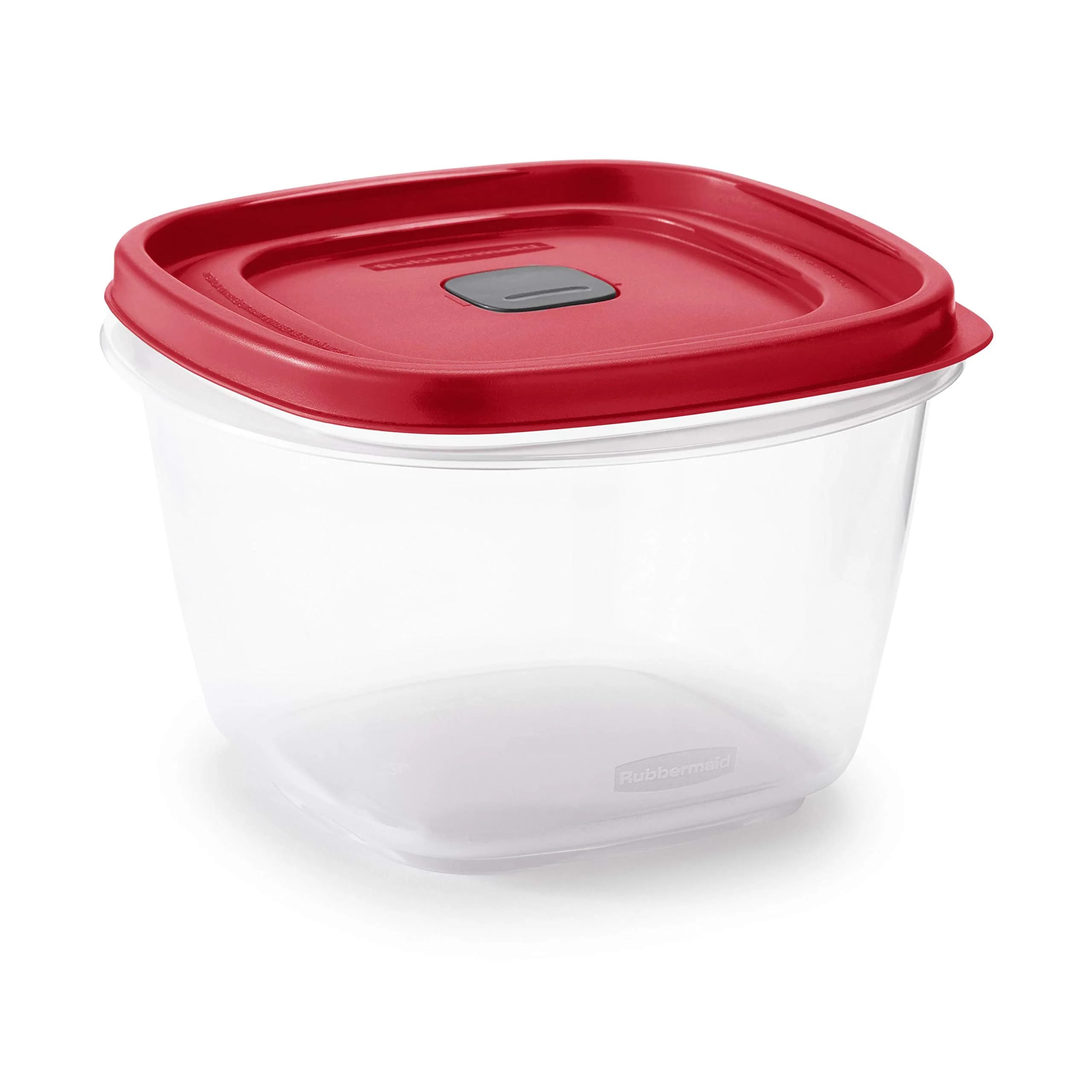 Rubbermaid EasyFindLids Food Storage Containers with SilverShield Antimicrobial Protection, 42-Piece Set, BPA-Free, Grey | Airtight & Nesting Kitchen Pantry Storage — Red / 7 Cup thumbnail 3